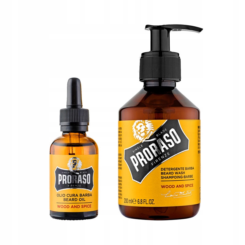 

Zestaw do brody olejek szampon Proraso Wood Spice