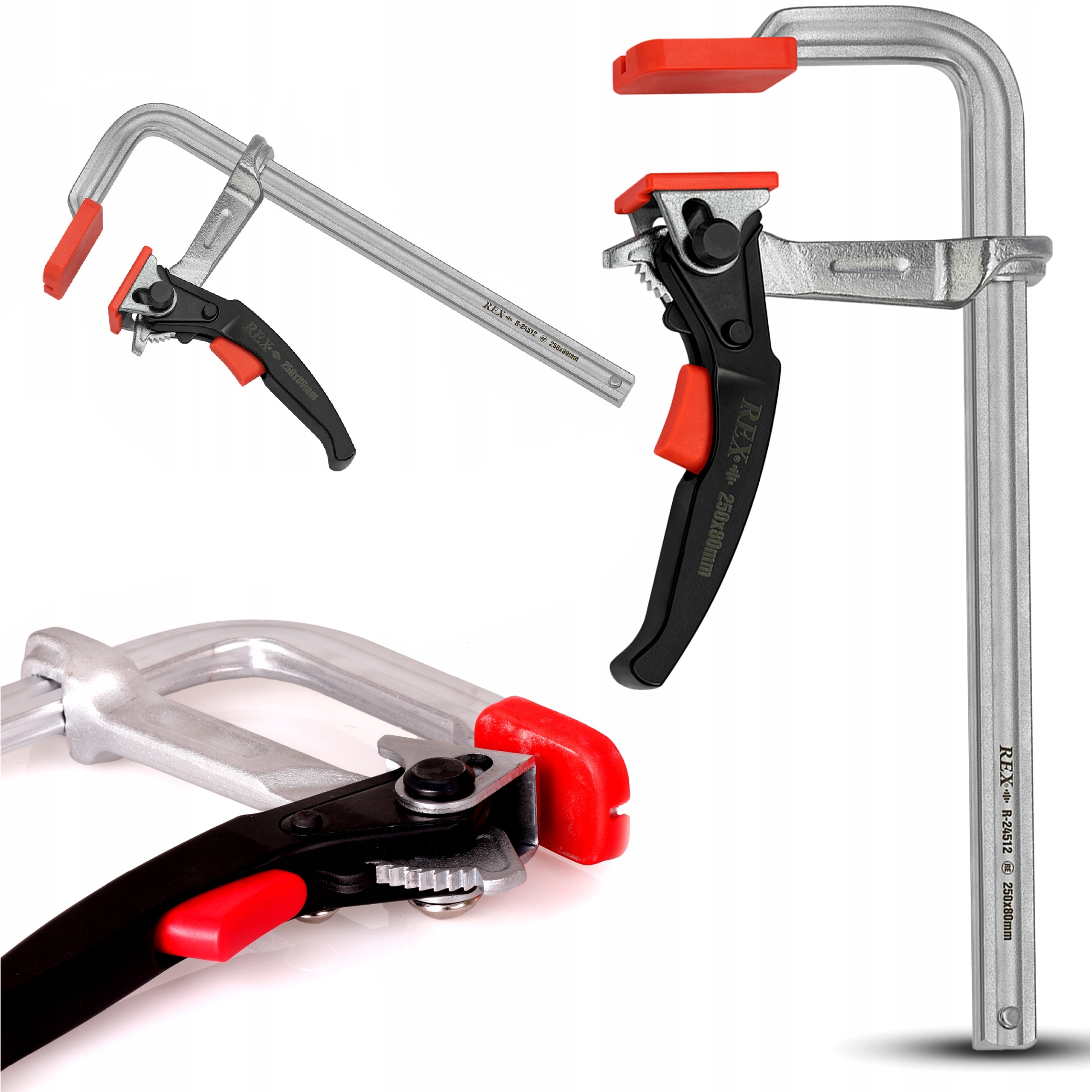 Truhlářská Svěrka 250 x 80 mm Západka Kovaná