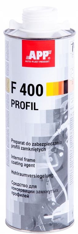 

App F400 Profil zabezpieczanie profili bezbarwn 1L