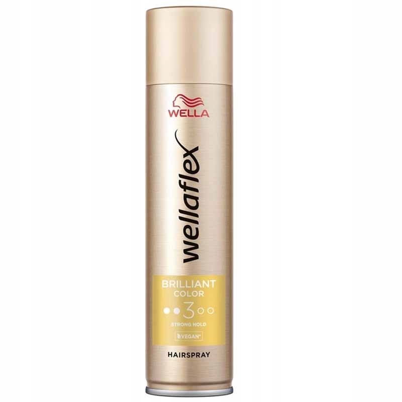 LAKIER DO WŁOSÓW WELLAFLEX BRILLIANT COLOR MOC UTRWALENIA 3 250ML