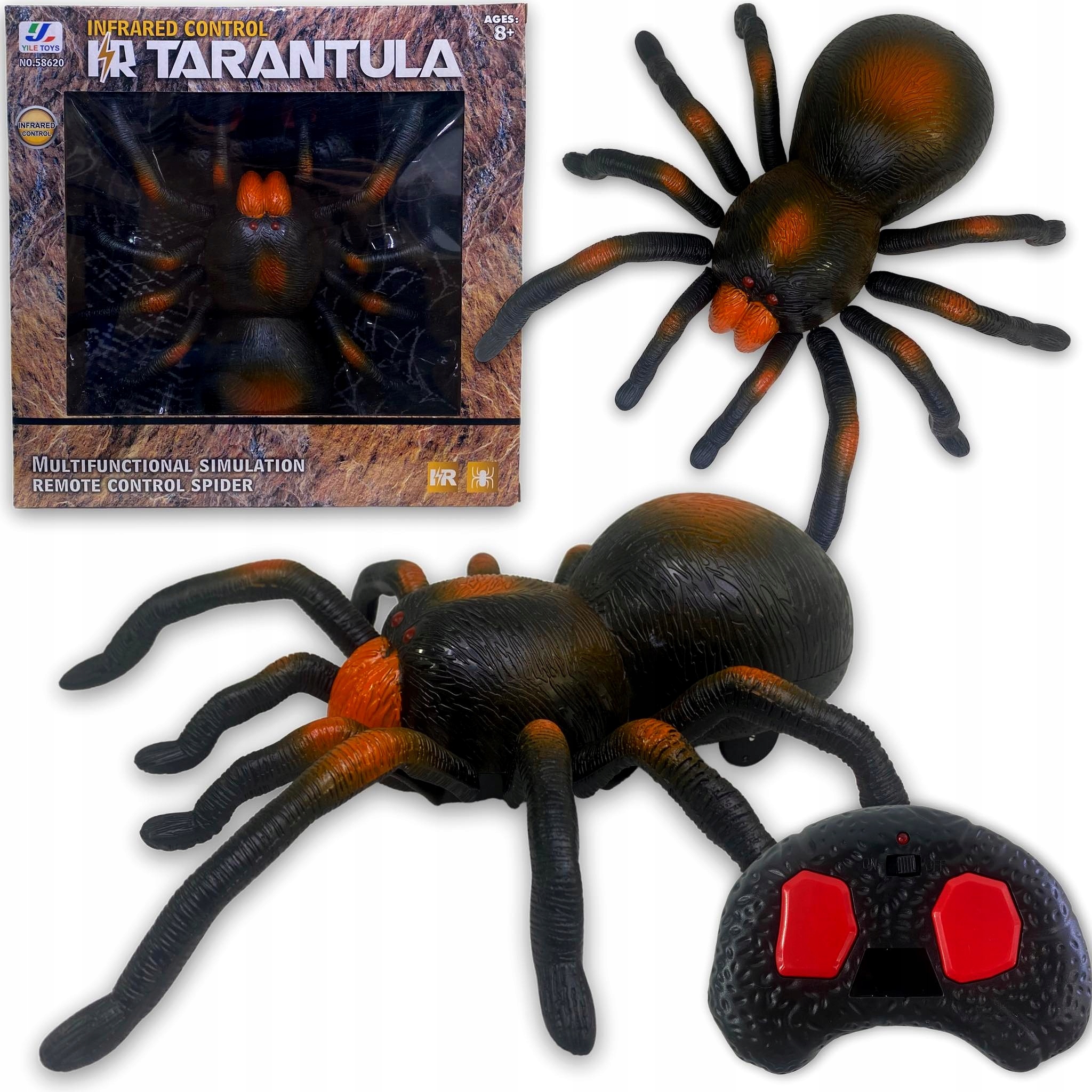 

Duży Pająk Tarantula Zdalnie Sterowany