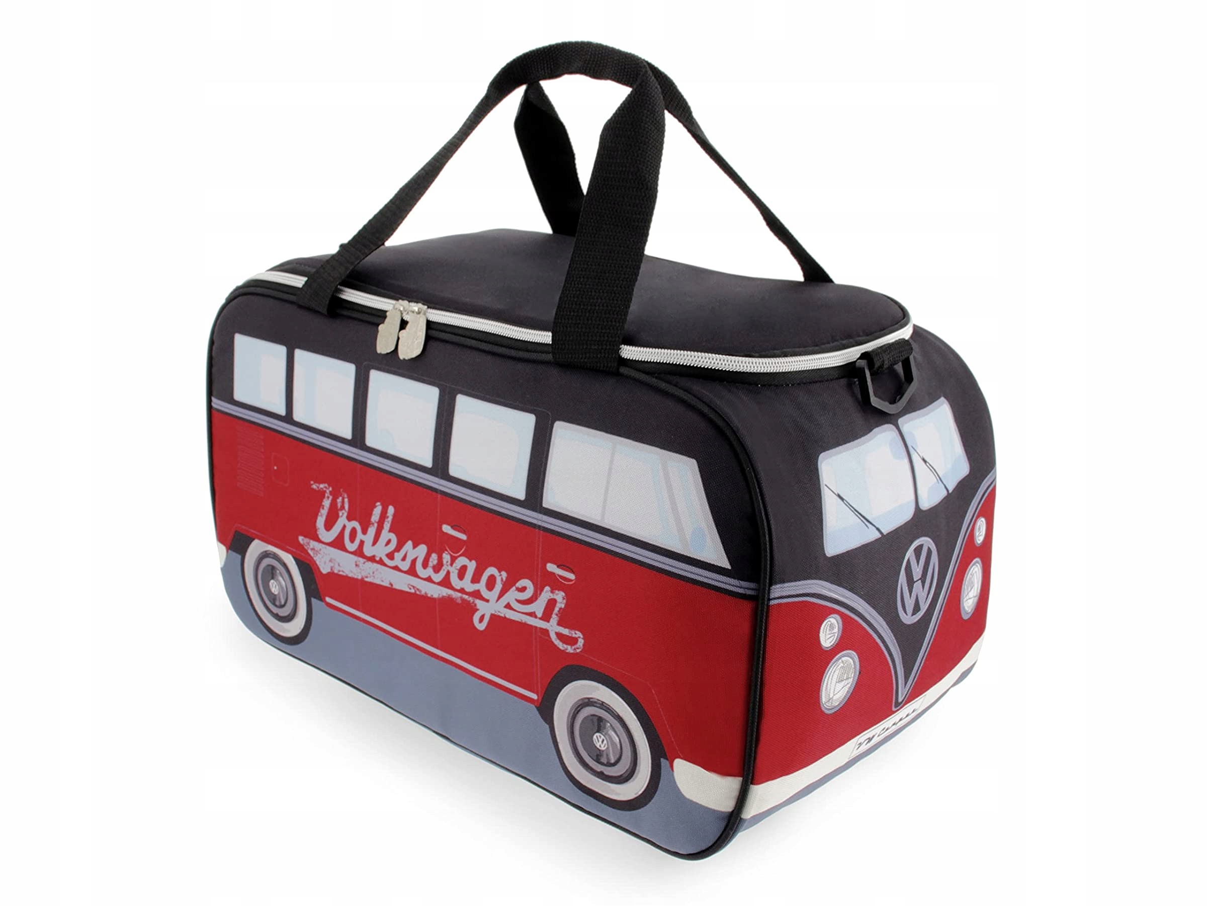 BRISA VW Collection Torba na Kemping VW T1 Czarno Czerwona 25 L