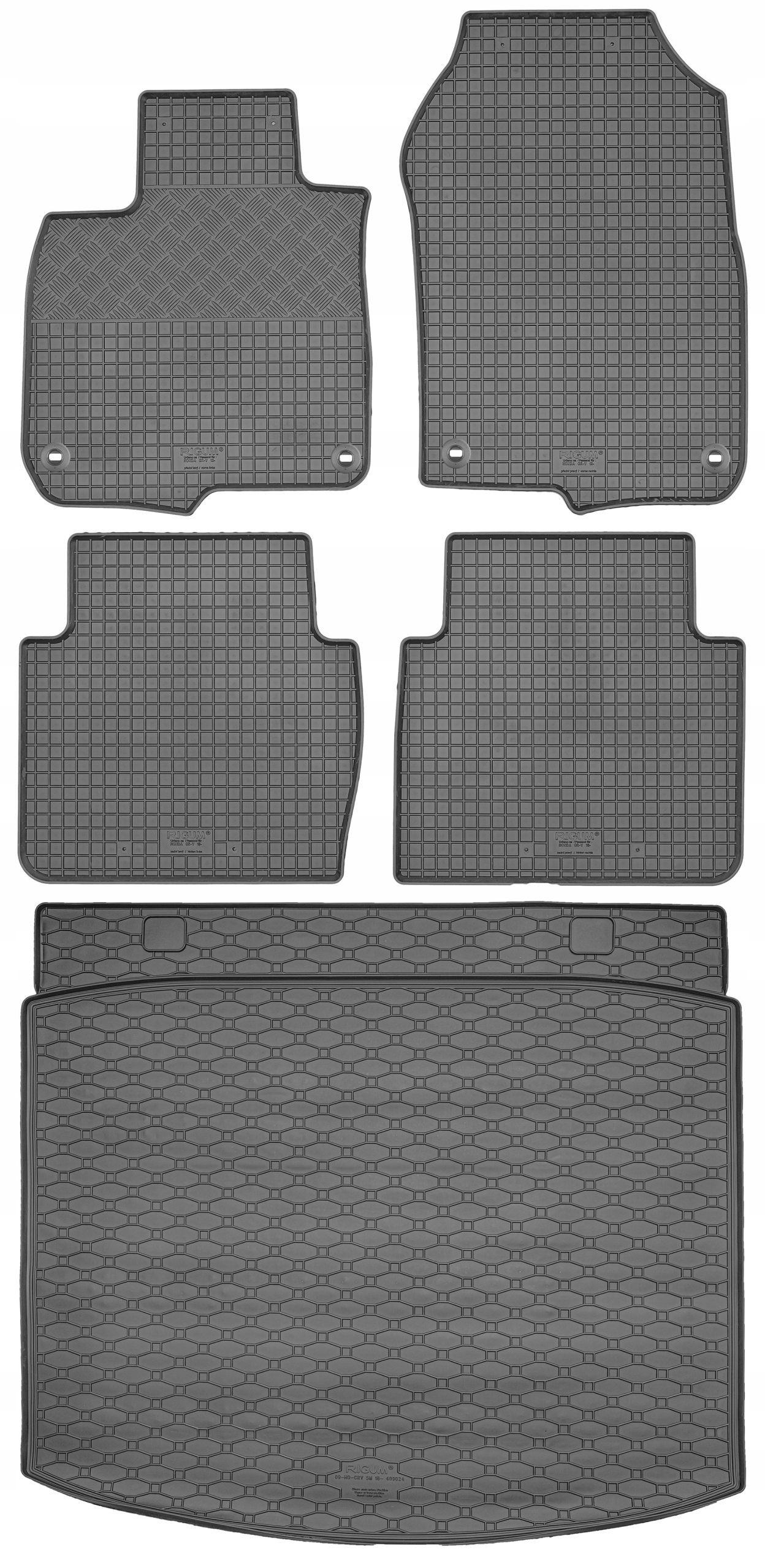 Honda Cr-v V Suv od roku 2018 rohož batožinového priestoru koberčeky