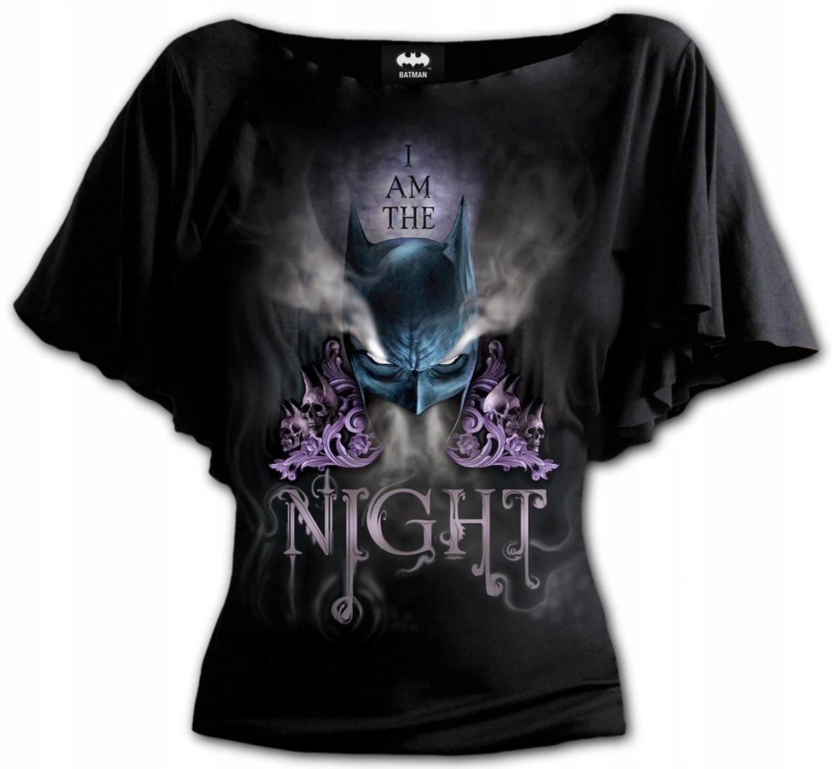 Batman I Am The Night Bat Spiral 2XL Batman Já jsem Noc Bat Spiral Velikost 2XL