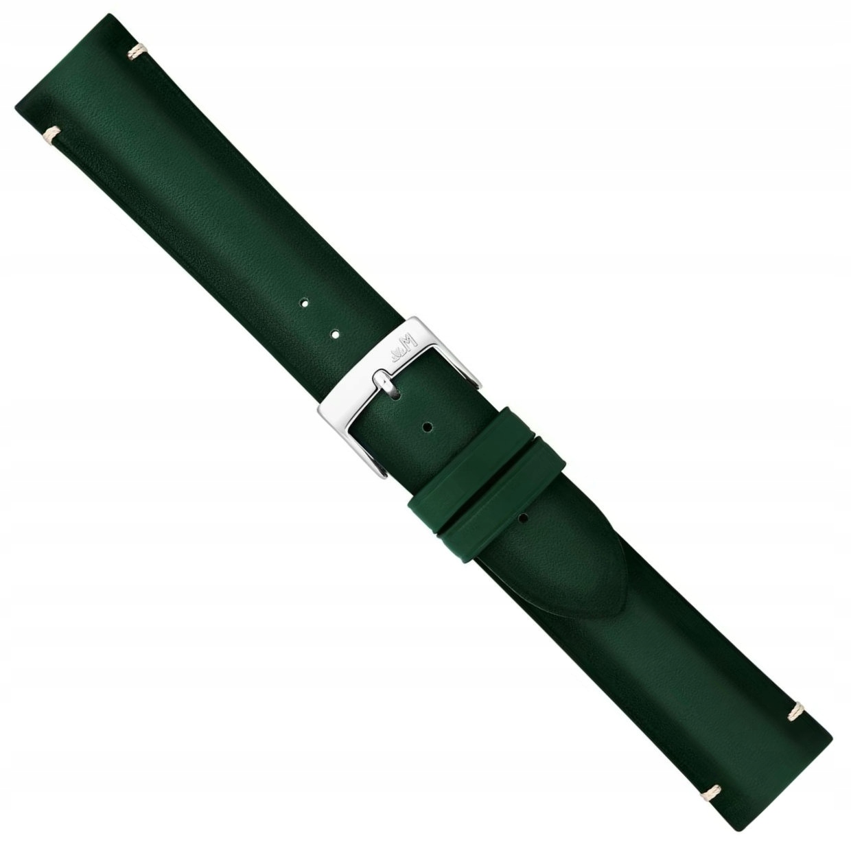 Zelený Kožený Měkký Italský Řemínek Pro Hodinky Morellato 22 mm X6120
