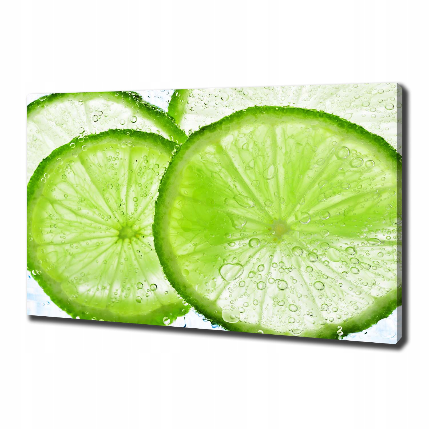 

Foto obraz na płótnie Limonki pod wodą 100x70 cm