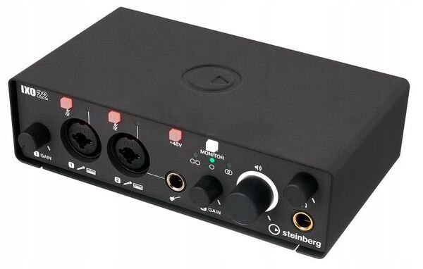 STEINBERG IXO 22 BLACK INTERFEJS AUDIO USB CZARNY CUBASE AI