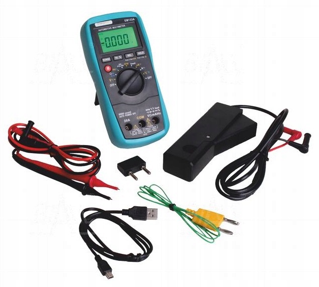 Multimetr samochodowy EM133A 15 funkcji USB Marka inna