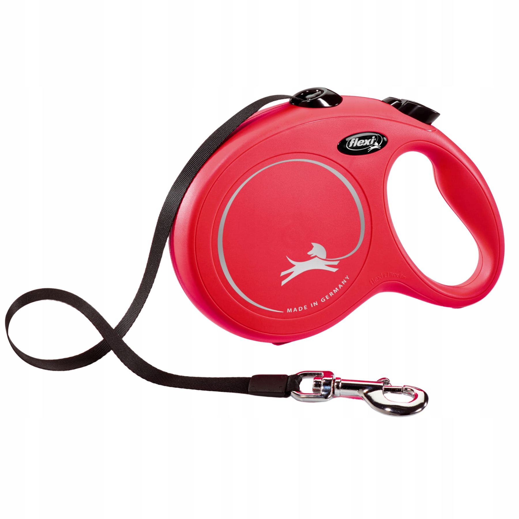 Levně Flexi New Classic Vodítko páska L 8m/50kg červená