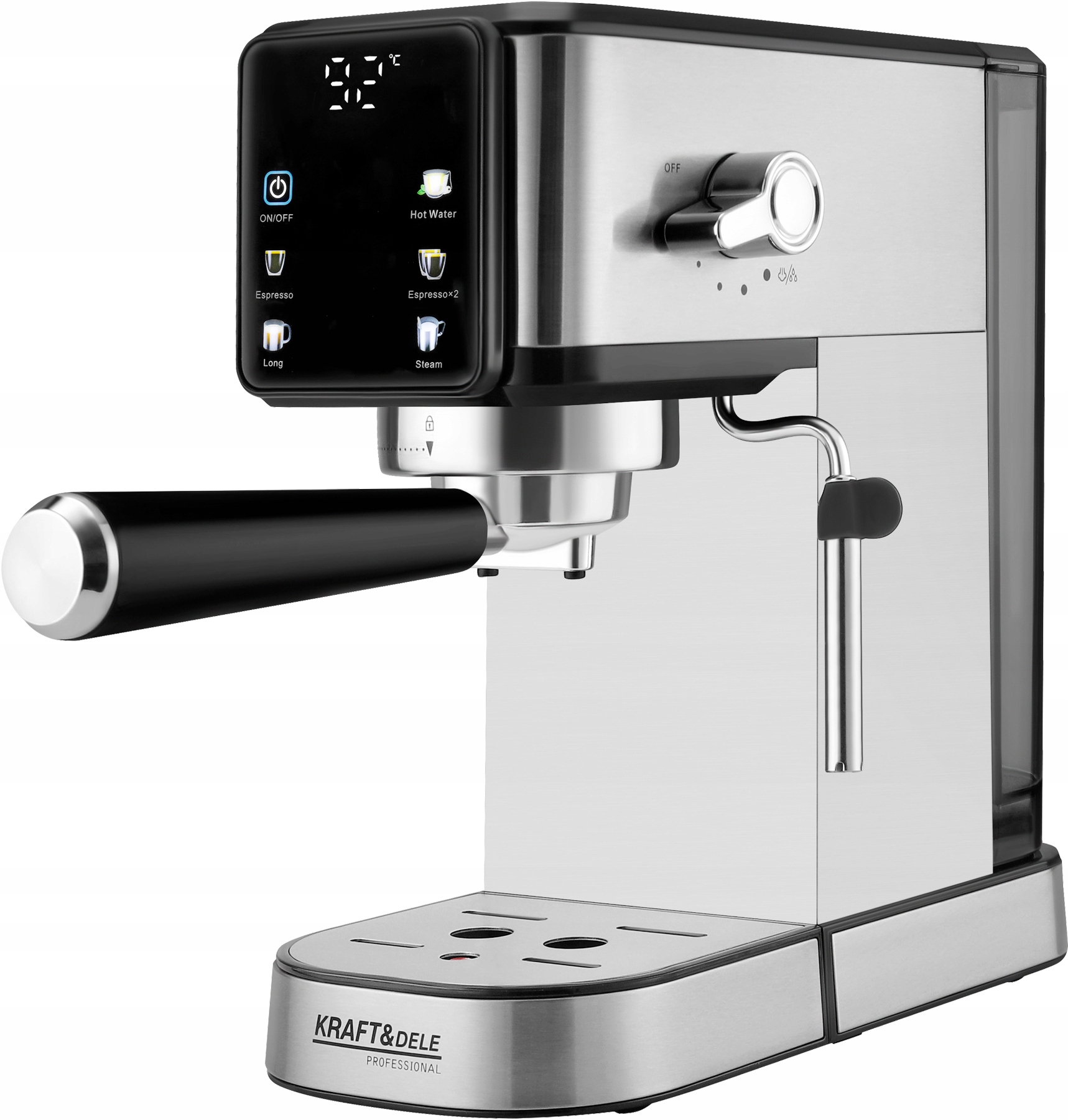 Automatický kávovar 1500 W 20 bar stříbrný KD4290