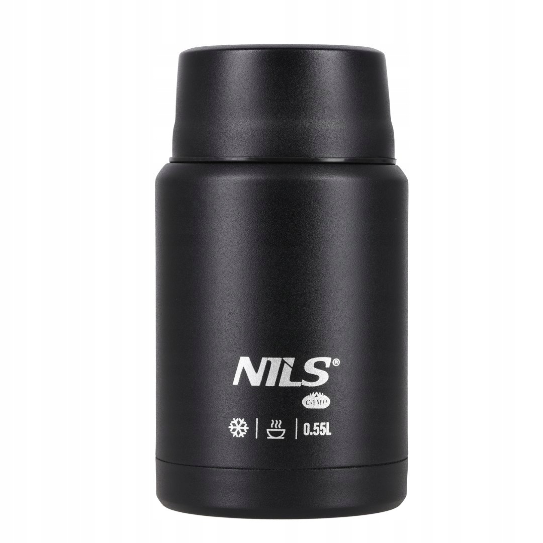 NC3807 Termos Obiadowy 550ML Czarny Nils Camp