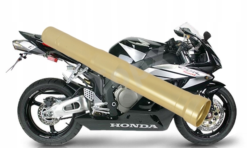 TopX Goleń Trubka laga tlumič Odpružení Honda Cbr 1000 Rr 04-07 1 Ks