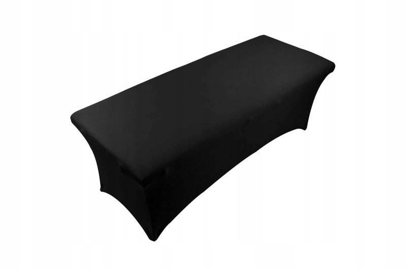 Pokrowiec na łóżko kosmetyczne czarny PLATINUM