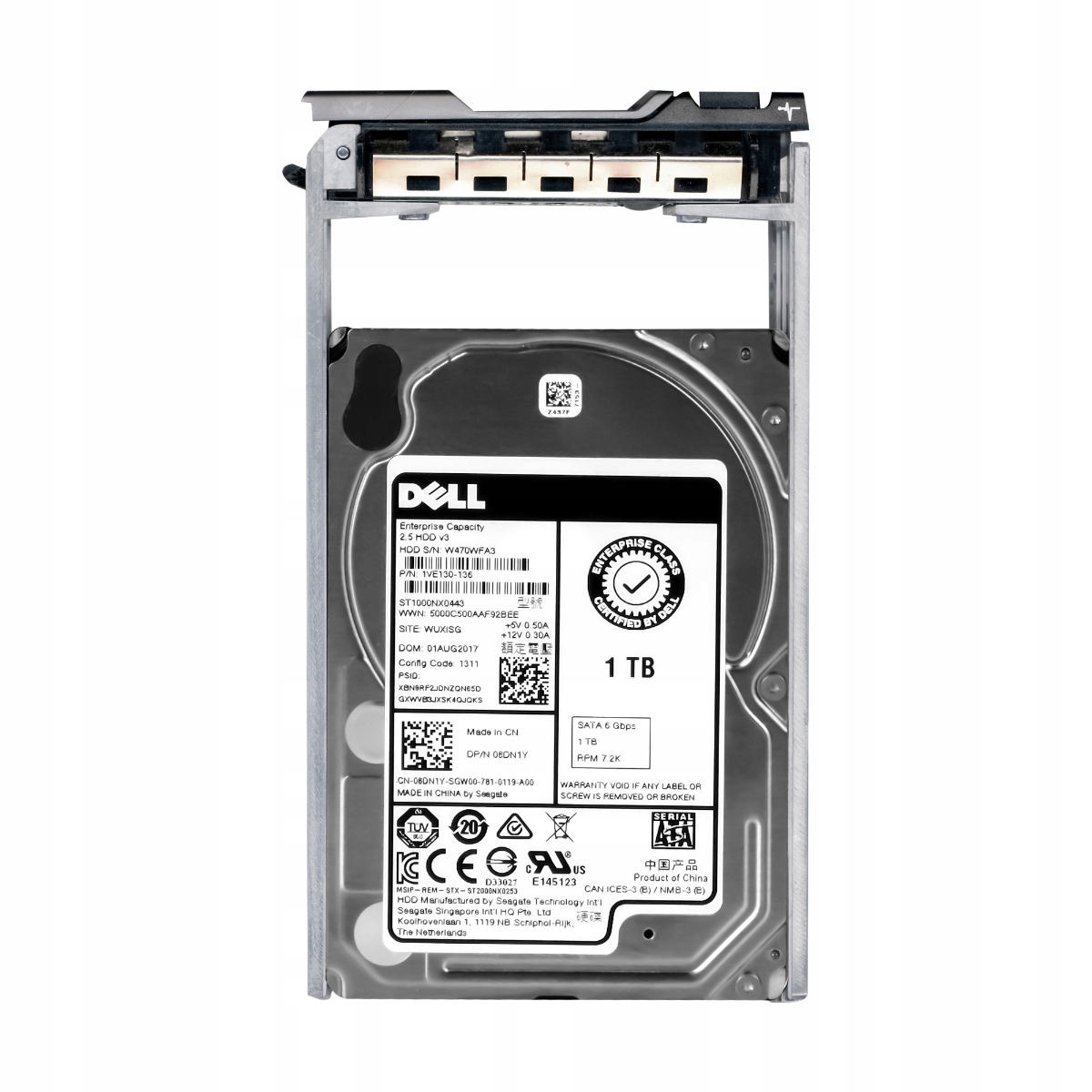Dell 08DN1Y 1TB 7.2K 128MB Sata III 2.5'' ST1000NX0443