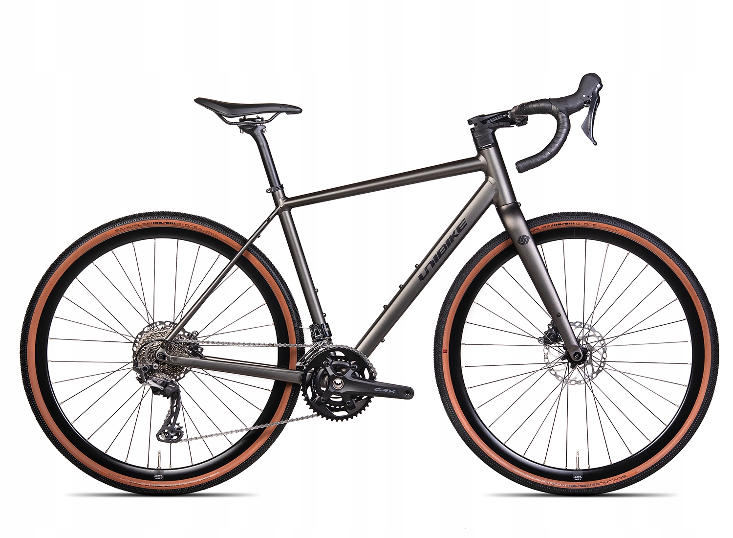 Rower Gravel Unibike Geos 51 Grafitowy Jazda 2025