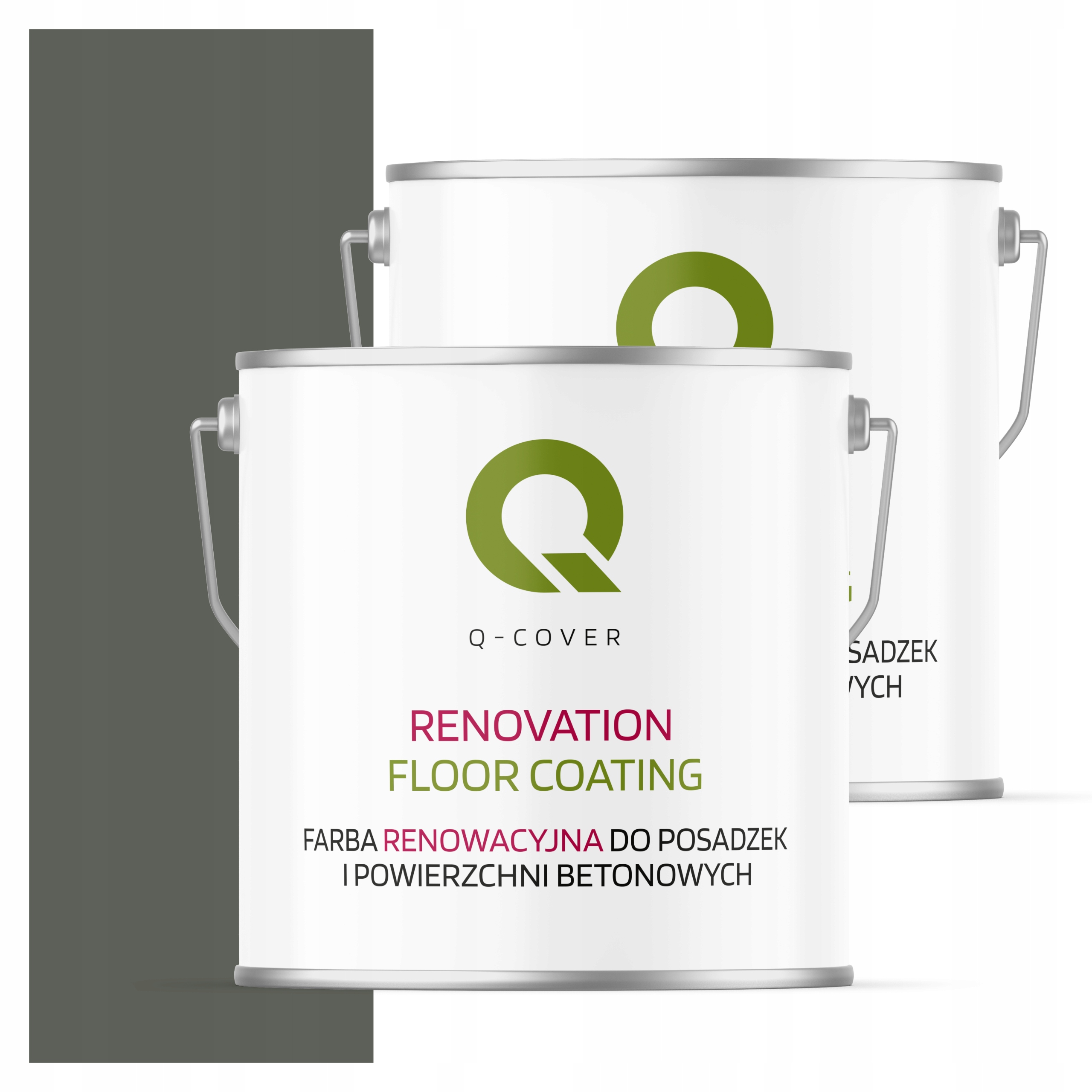 Ochranná farba na podlahy Renovačná šedá zelená Ral 7009 saténová 5L