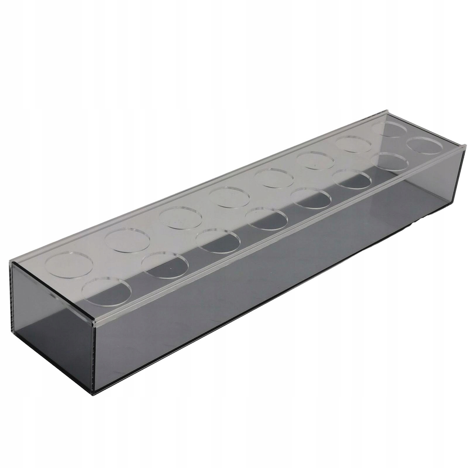 Wazon akrylowy Prostokąt Przezroczysty akrylowy Pojemność 1 l