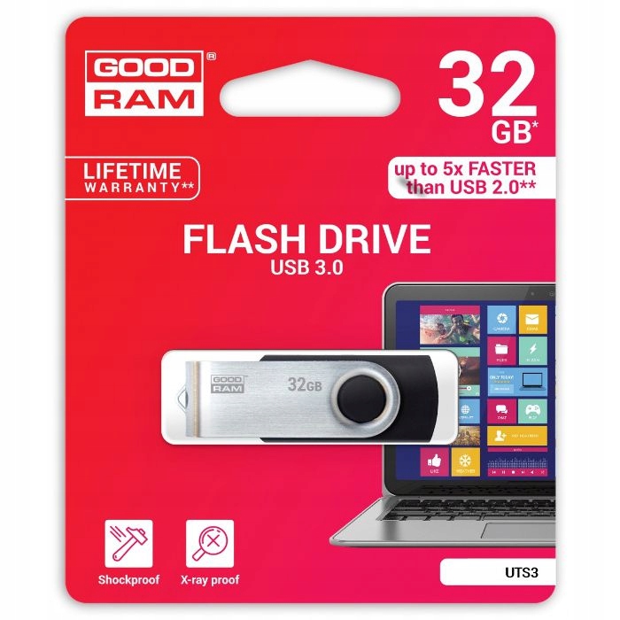 

Goodram Pendrive 32 Gb Usb 3.0 Czarny
