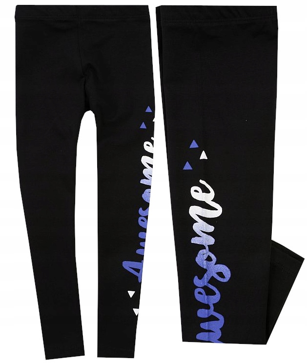 

Getry Legginsy Bawełna 'awesome' Czarne 152 J114M