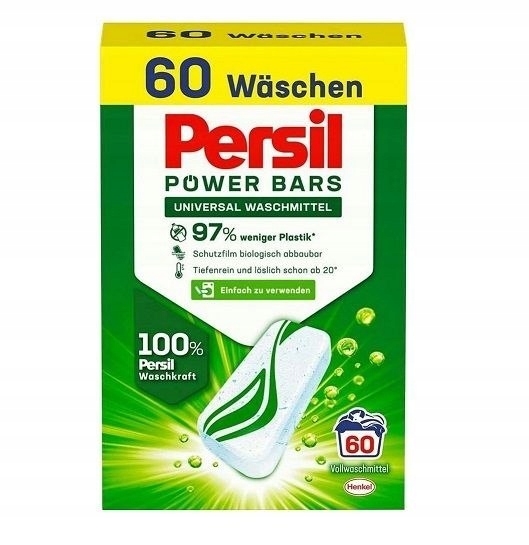 Levně Prací tablety Persil Eco Power Bars 60 ks