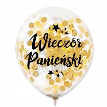 

Balony z Konfetti na Wieczór Panieński - 5szt