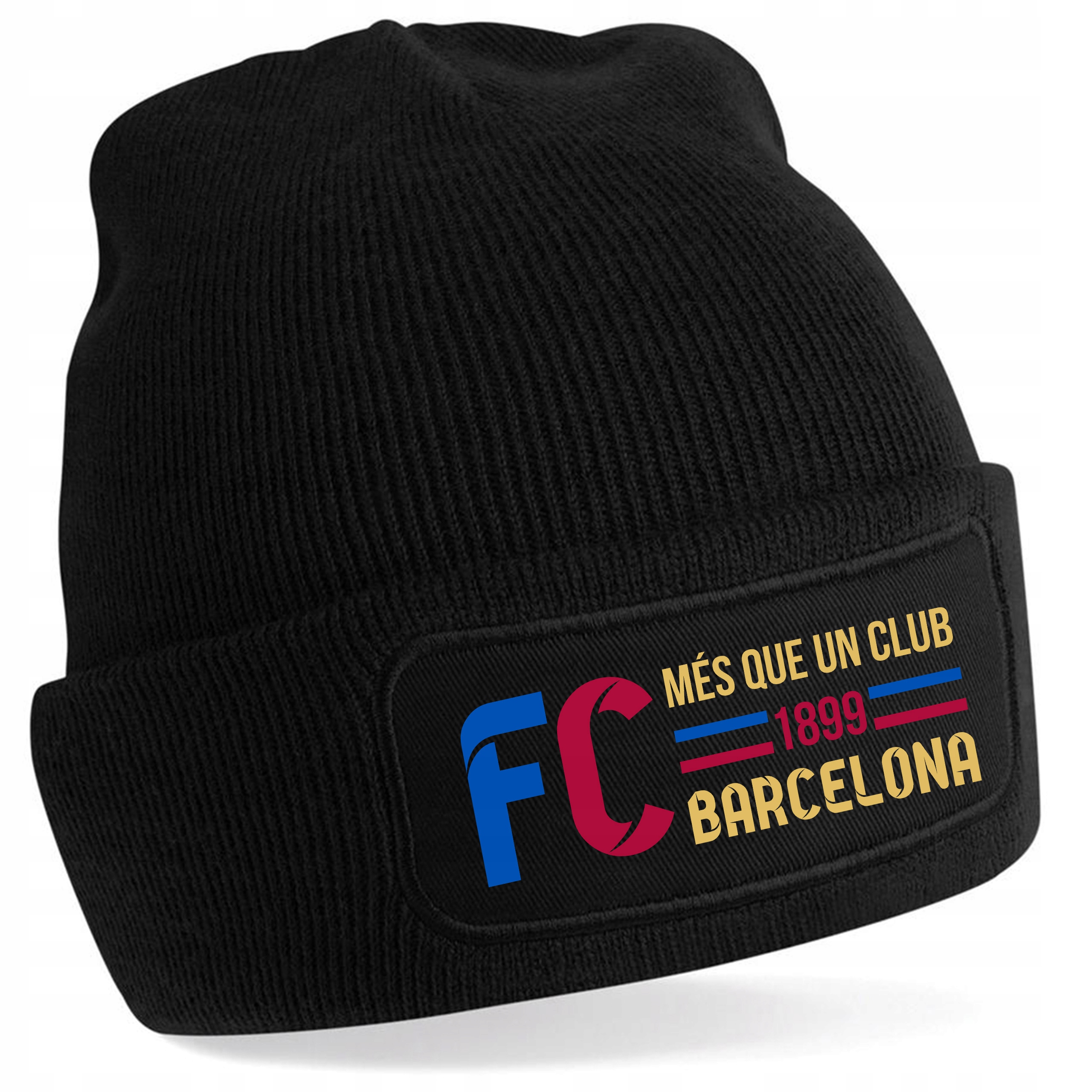 CIEPŁA CZAPKA ZIMOWA FCB FC BARCELONA BARCA BEANIE
