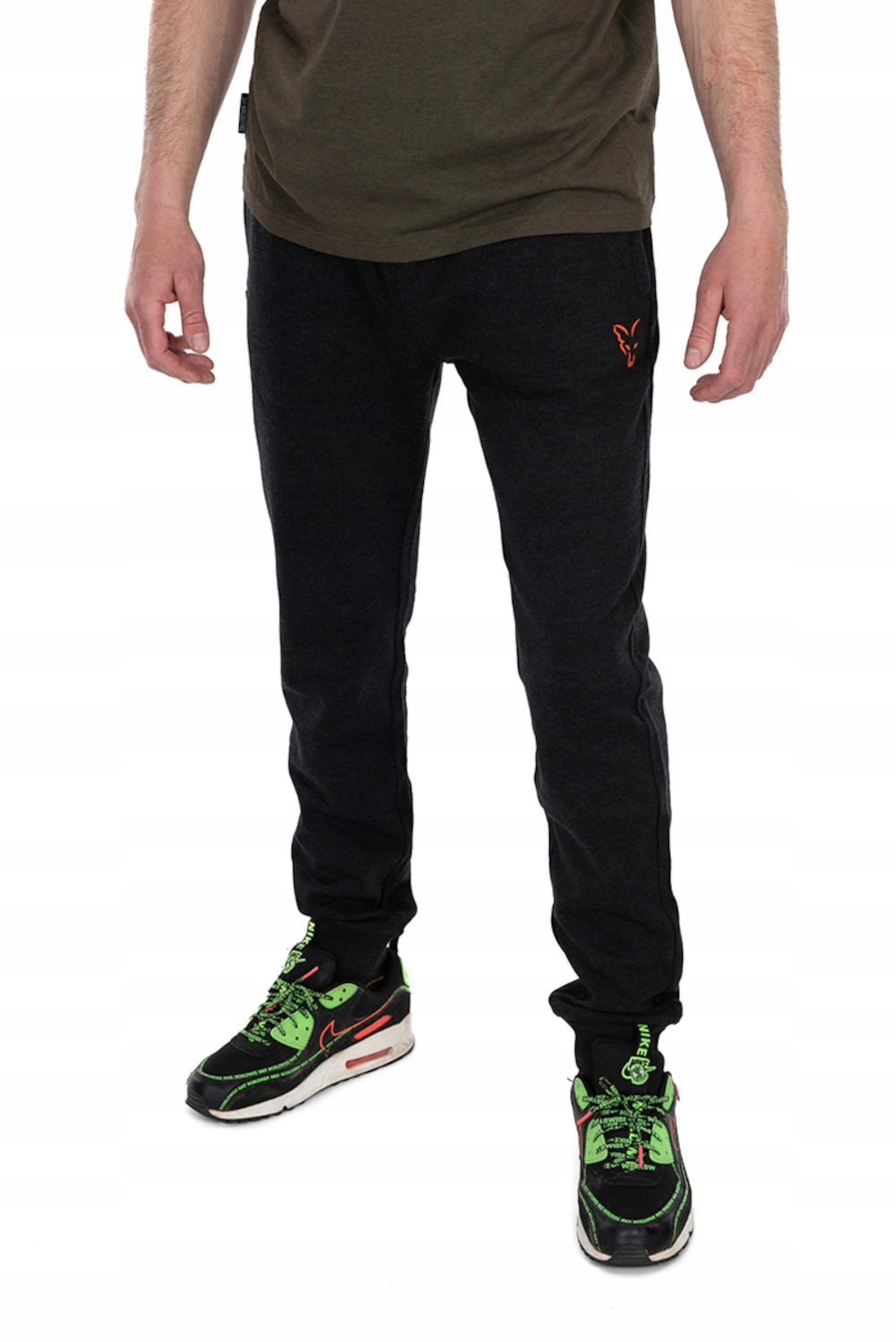Spodnie dresowe Fox black orange Lw czarne w rozmiarze 3XL