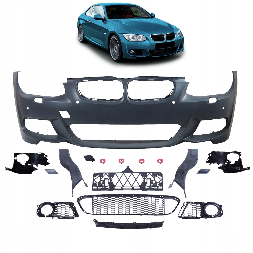 Zderzak przedni do BMW 3 (E93) Kabriolet 2010 - 2013 styl M pakiet
