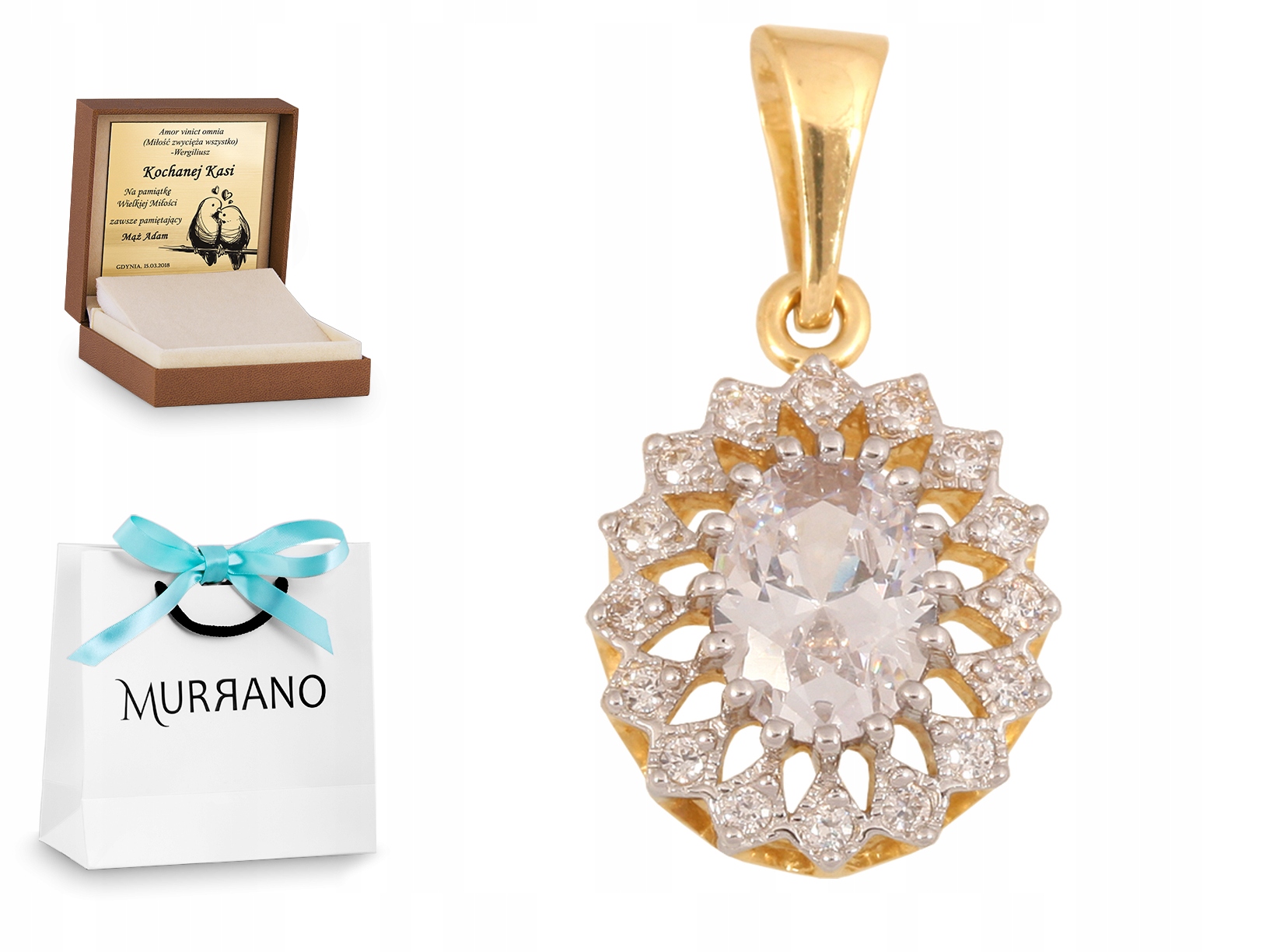 

Złota Zawieszka 585 Fantazyjna Prezent Grawer