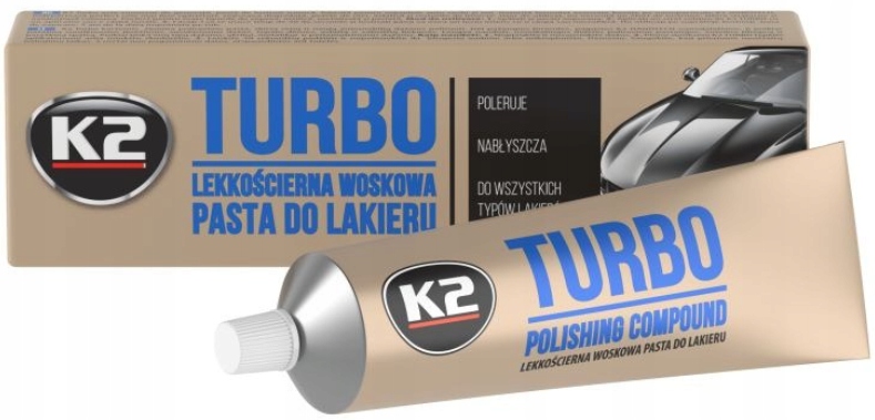 K2 Turbo Lekkościerna pasta woskowa do lakieru Polerska z woskiem 120 g