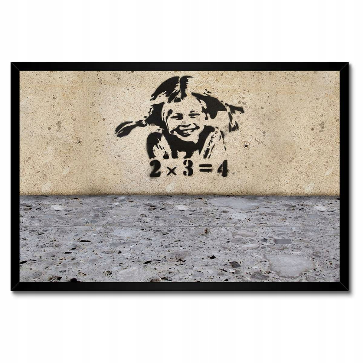 Plakáty v rámu 60x40 Banksy Dívka Pihy