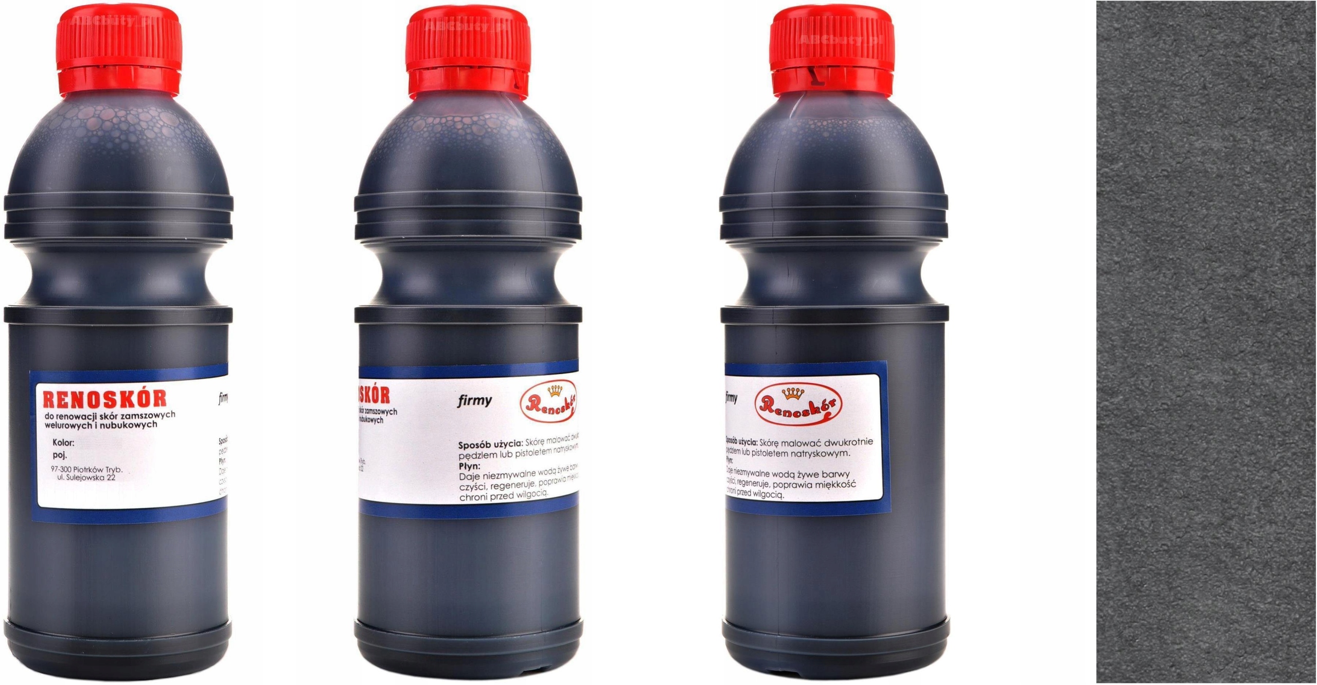 19 Šedá Tmavá Barva Na Nubukovou Semišovou Kůži Wilbra Lak 0,5 G13-05