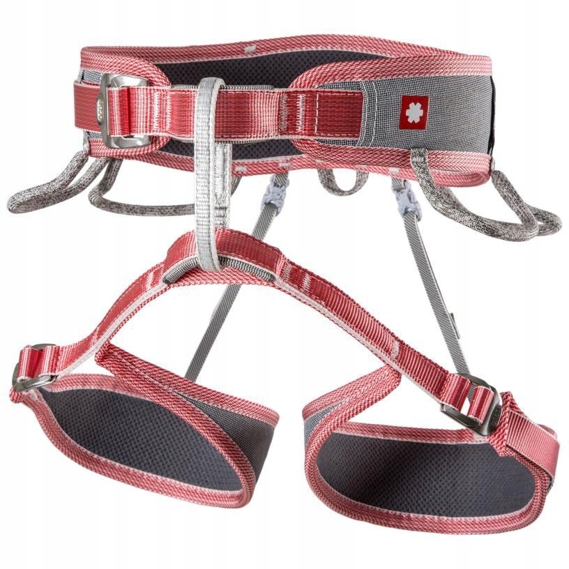 Sedací úvazek Ocún Twist Tech Eco Lady grey/red|XS-M