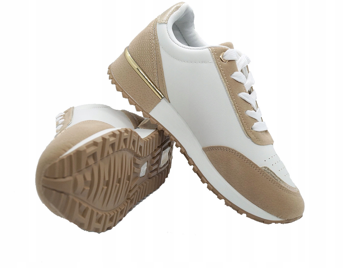 BUTY DAMSKIE ADIDASY BEŻ SNEAKERSY ZŁOTO KHAKI R38 Kod producenta TCYR-74 KHAKI