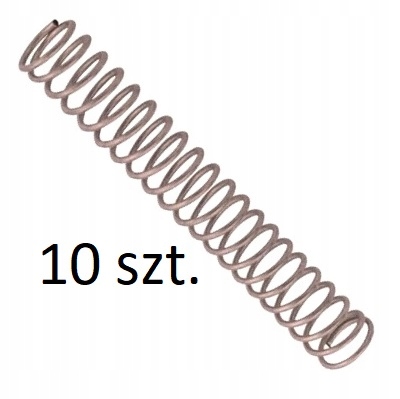 Sprężyna naciskowa fi 8,3 10szt. 0,6x8,3x74