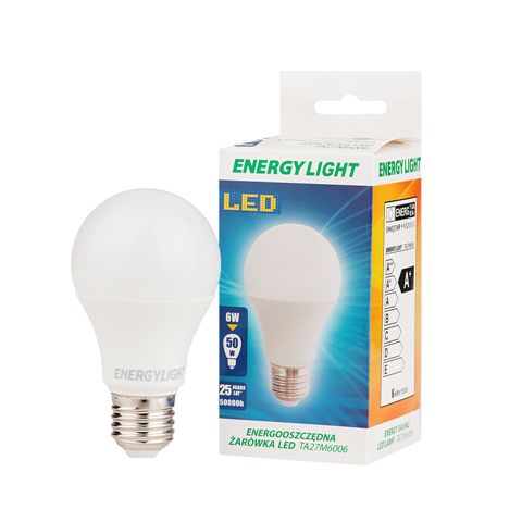 

Żarówka Led 6W /50W Energy Light E27 ciepła ledowa