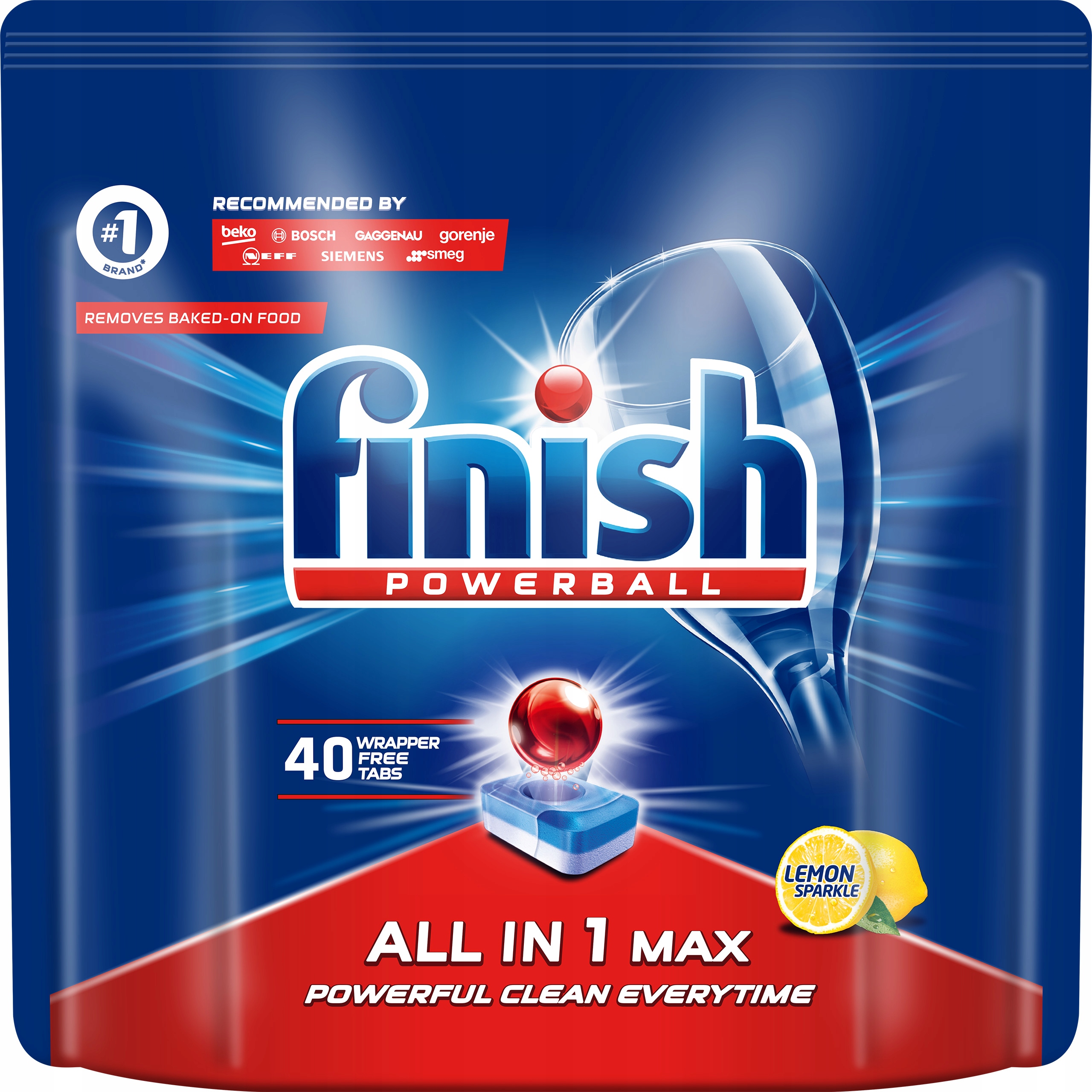 

Finish Powerball All-in-1 max lemon 40szt.