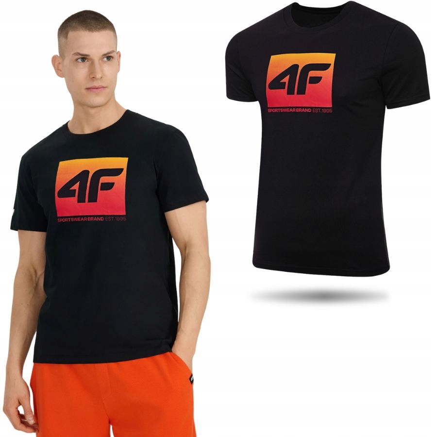 KOSZULKA MĘSKA 4F T-SHIRT PODKOSZULEK BLUZKA SPORTOWA NA CO DZIEŃ