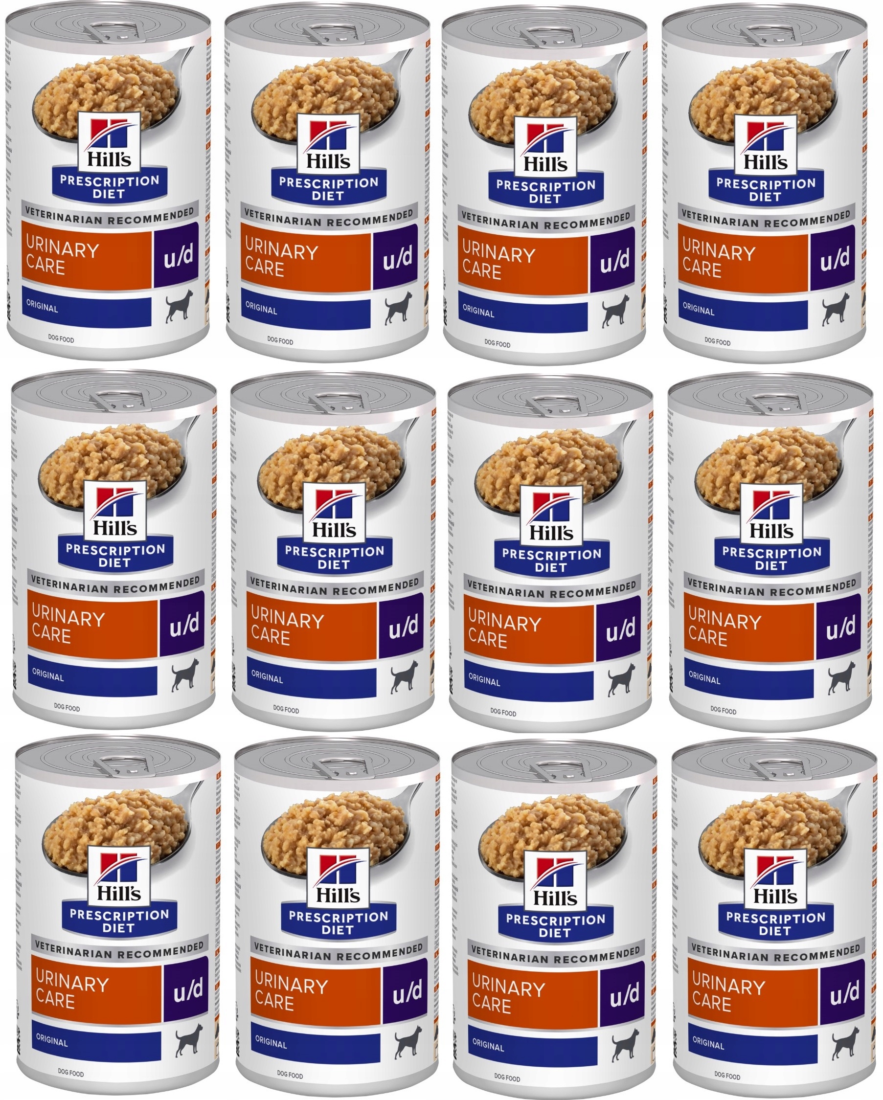 Levně Hill's Pd Canine U/d Urinary Care plechovka 370 g x 12