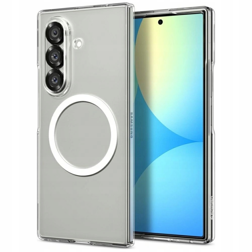 Pouzdro Spigen AirSkin Mag MagSafe pro Samsung Galaxy Z Fold7 průhledné