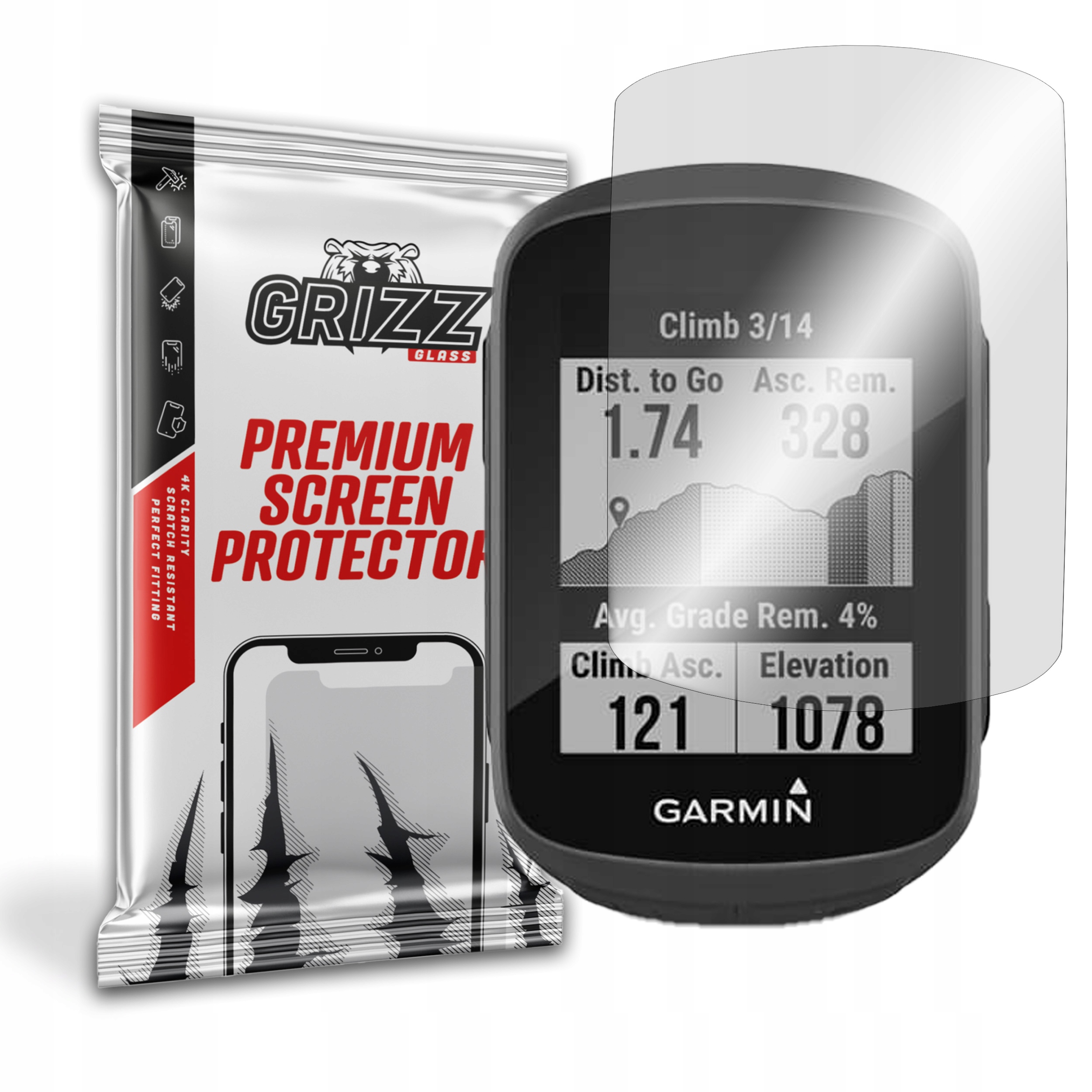 

Szkło hybrydowe na ekran do Garmin 130 Plus
