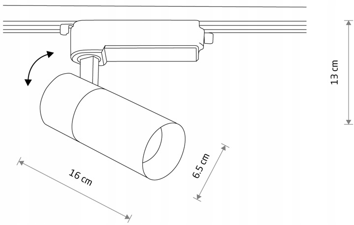 NOWODVORSKI 10374 PROFILE TINOS LED REFLEKTOR LEDOWY SZYNOWY 3000K 20W Kod producenta 10374