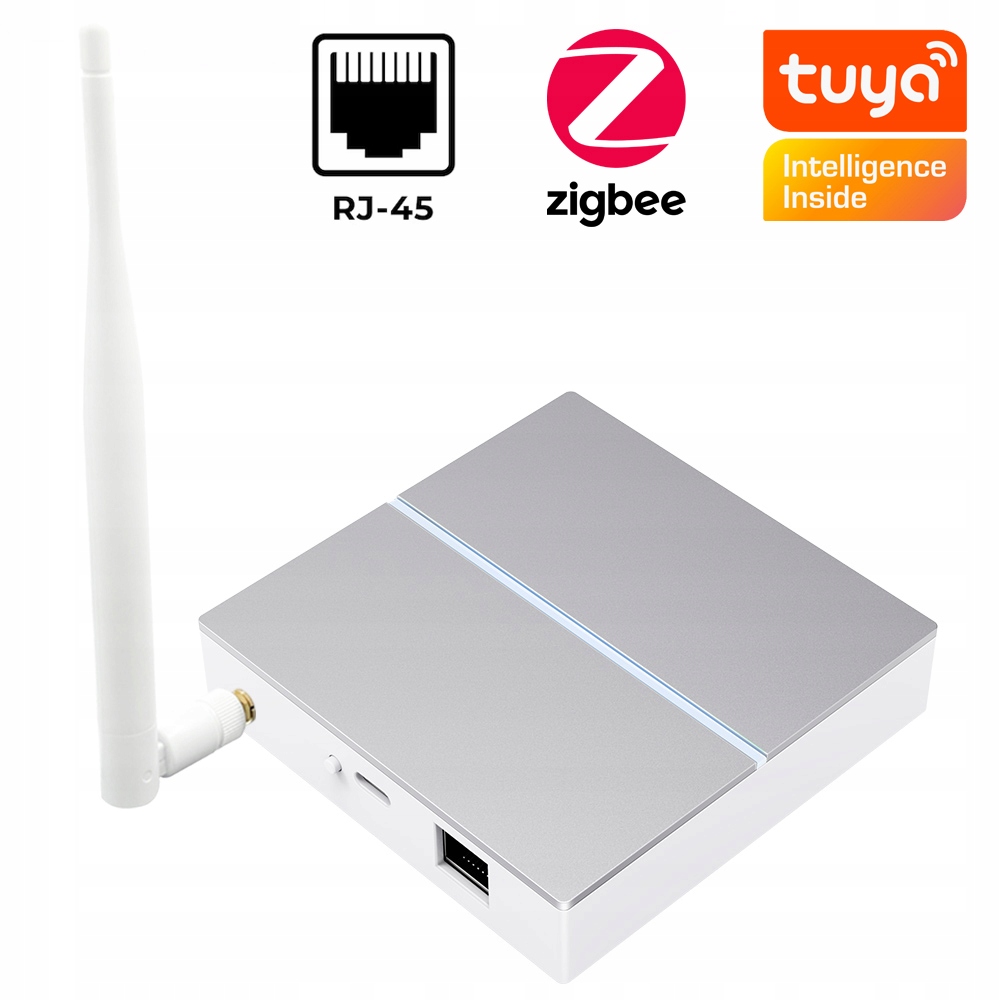 Brána ZigBee 3.0 Lan RJ45 Mostek Tuya Smart Life zásuvka Usb-c anténa 3dBi