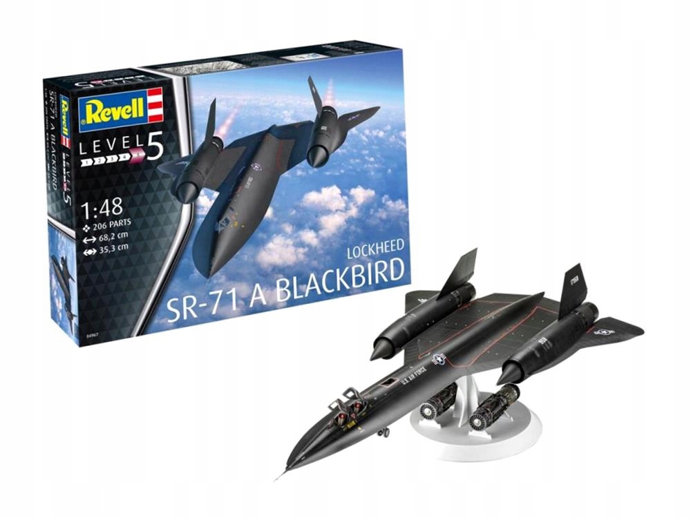 MODEL PLASTIKOWY LOCKHEED SR-71 BLACKBIRD 1/48