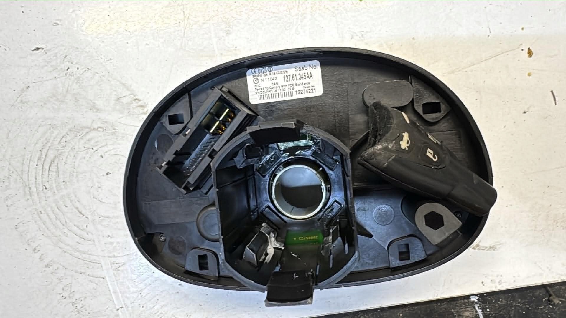 steering wheel levers and controls CIM saab 9-3 II + key 12761345 esp