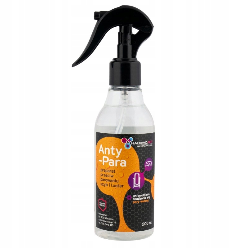 

Antypara zapobiega parowaniu szyb i luster 200ml