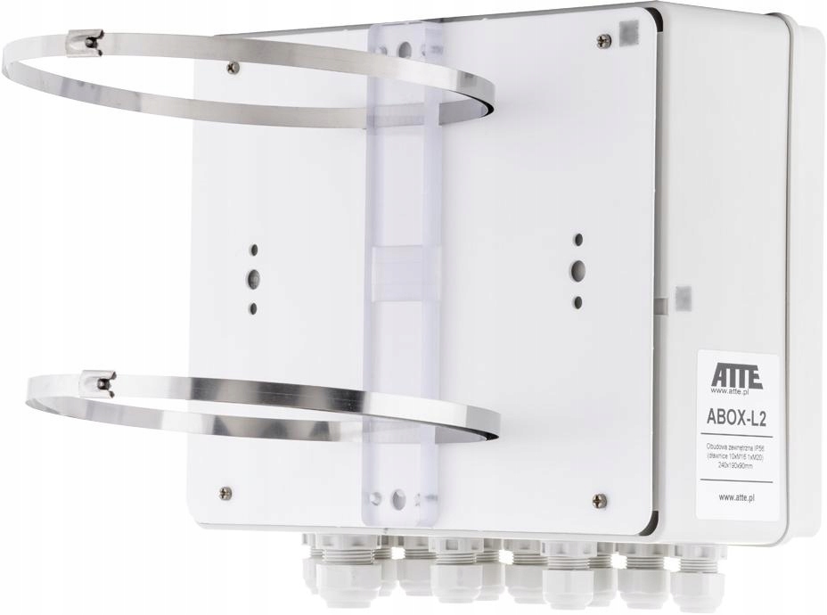 Sloupový Adaptér Pro Pouzdra Abox-l Na Sloupy Do 300 mm S Páskami