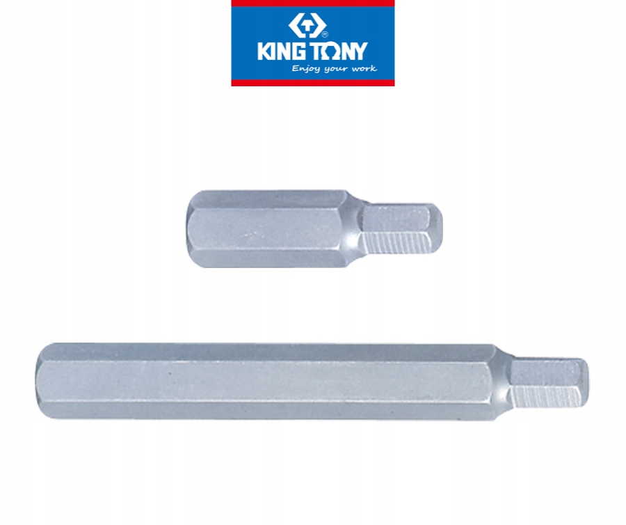 

bit grot Hex 6 x 80 mm chwyt 10 mm King Tony