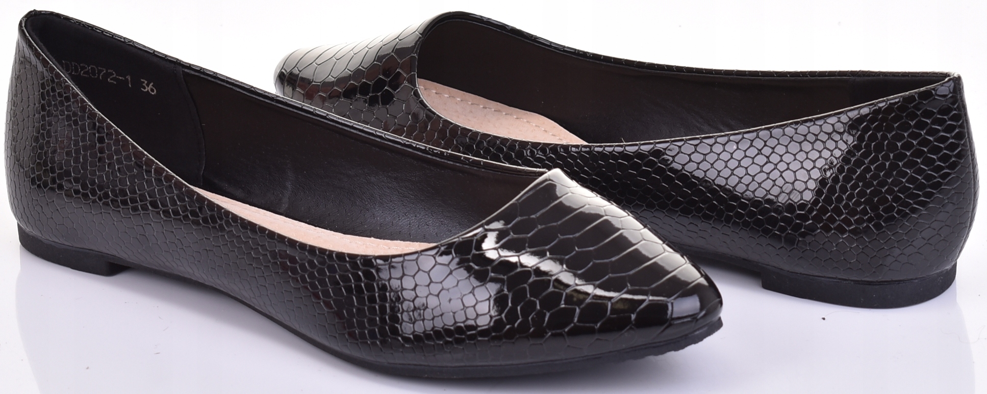 DAMSKIE BALERINY MATERIAŁOWE WYGODNE WSUWANE PRZEWIEWNE Marka bez marki