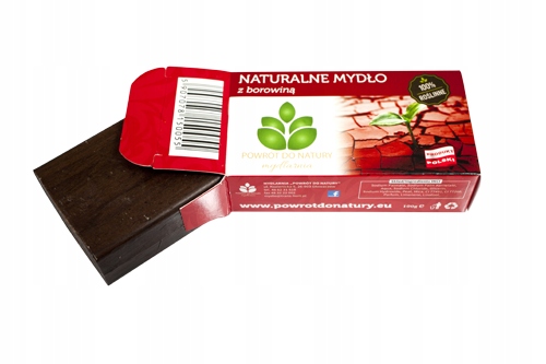

Mydło z Borowiną 100% Roślinne Naturalne